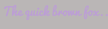 Image with Font Color BC9DD6 and Background Color BAB6B6